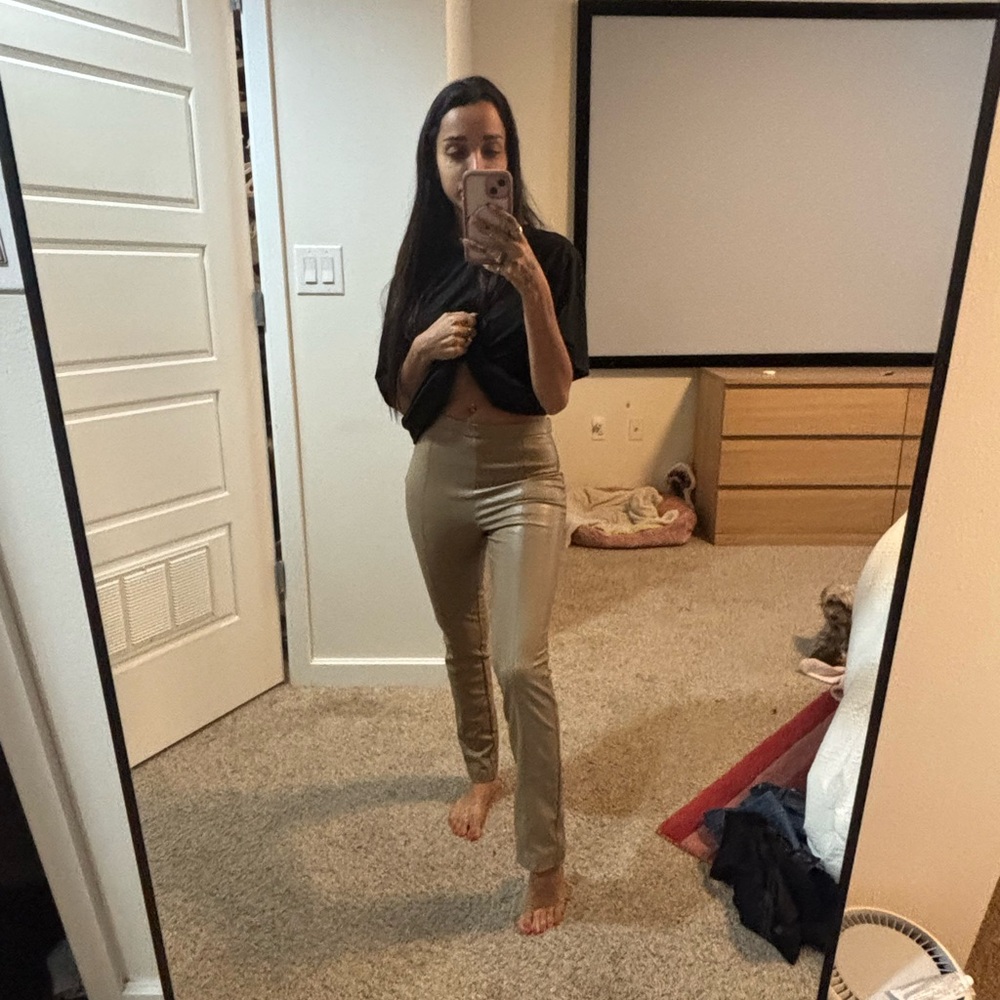 Zara leather  Women's Pants